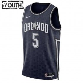 Maillot Basket Enfant Orlando Magic Paolo Banchero 2023-24 Nike City Edition Navy Swingman